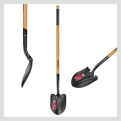 DEWALT 32 in. Fiberglass D-Handle Carbon Steel Transfer Shovel DXLHA2604 -  The Home Depot