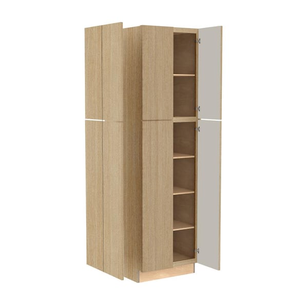 Home Decorators Collection Hargrove 23.8 in. W x 0.75 in. D x 96 in. H Pantry Kitchen Cabinet Matching End Panel in Vanguard Oak