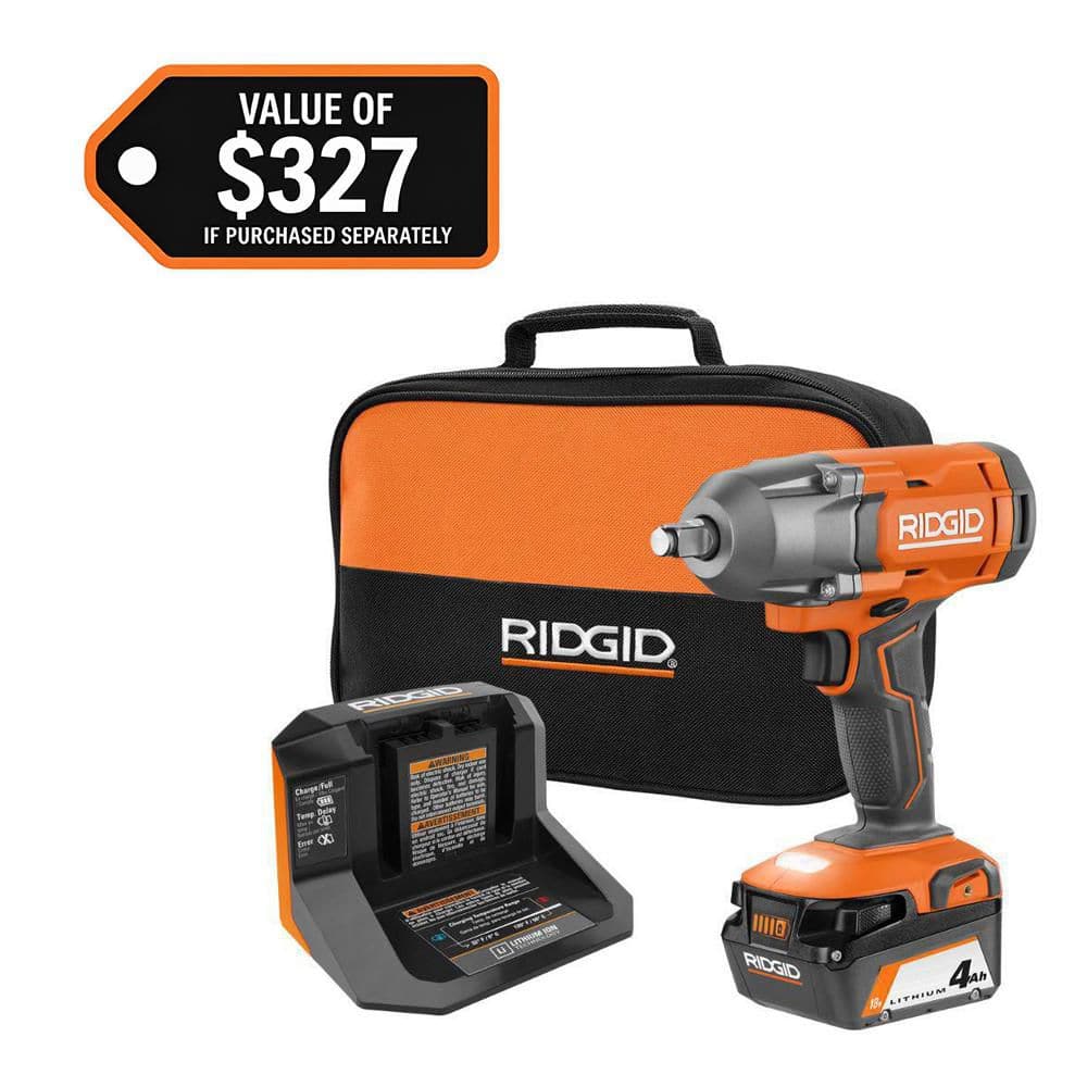 18V Cordless 1/2 in. Impact Wrench Kit with 4.0 Ah Battery and Charger price history on PriceWatchPro