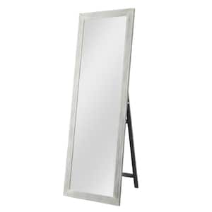 64 in. x 21 in. Rustic Rectangle Wood Framed Standing Mirror Floor Full Length Mirror