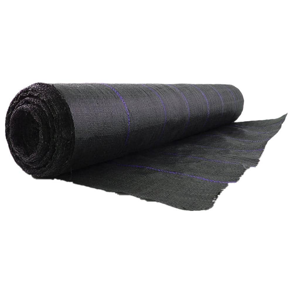 5 ft. x 12 ft. Polyethylene Woven Geotextile Fabric Floor Underlayment for 