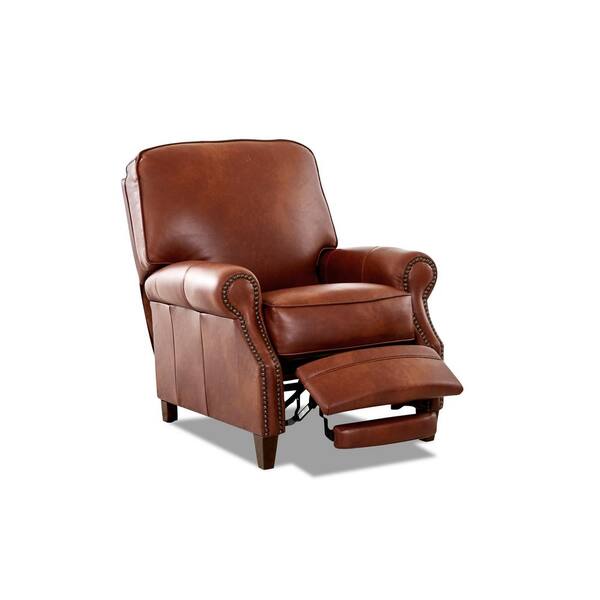 kelsey bonded leather recliner