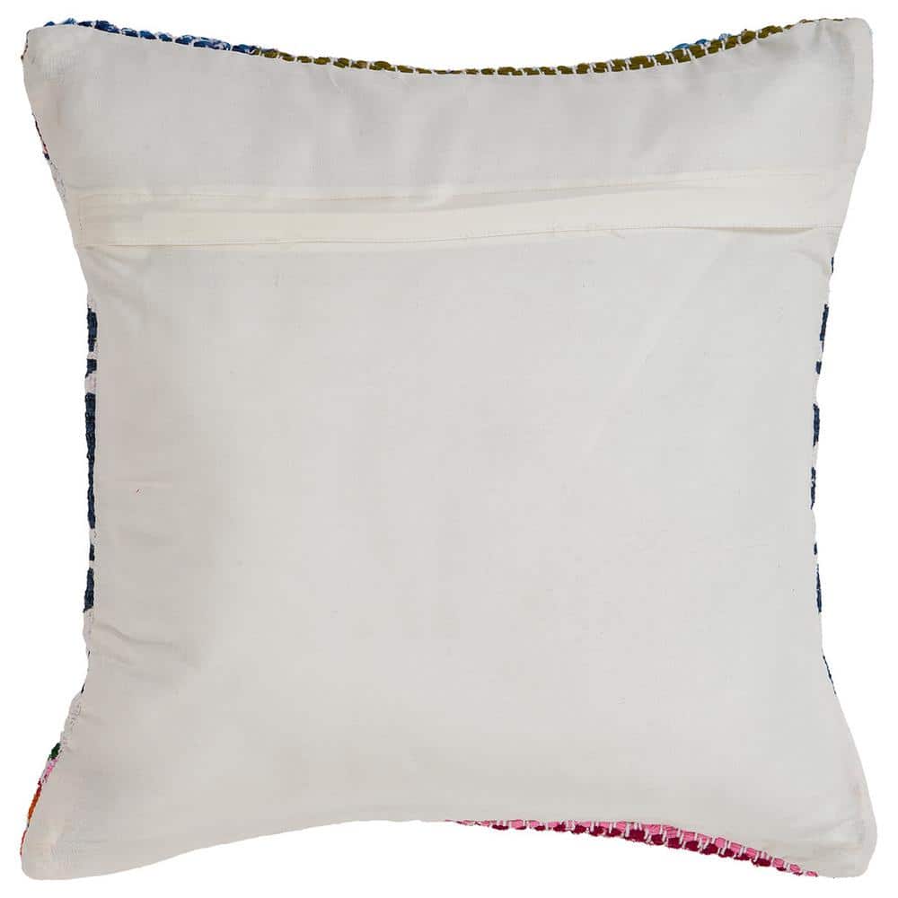 Marry Tribal Bohemian Cotton Blend Throw Pillow Set, 18 x 18 inches