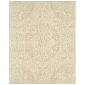 Francesca Cream 8 ft. x 10 ft. Shag Area Rug