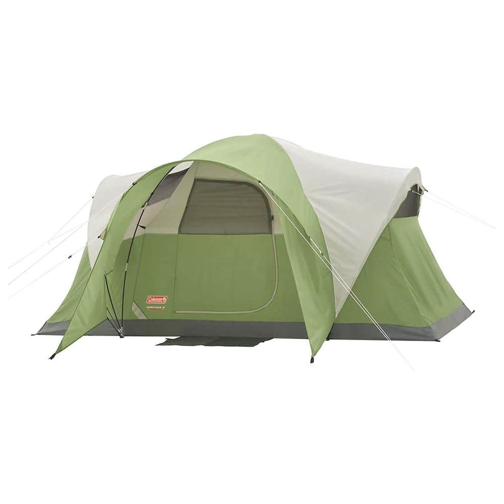 Coleman Montana Spacious 6-Person Cabin Camping Tent with Extended ...
