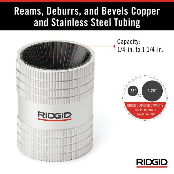 RIDGID 223S 1/4 in.-1-1/4 in. Inner/Outer Copper and Stainless