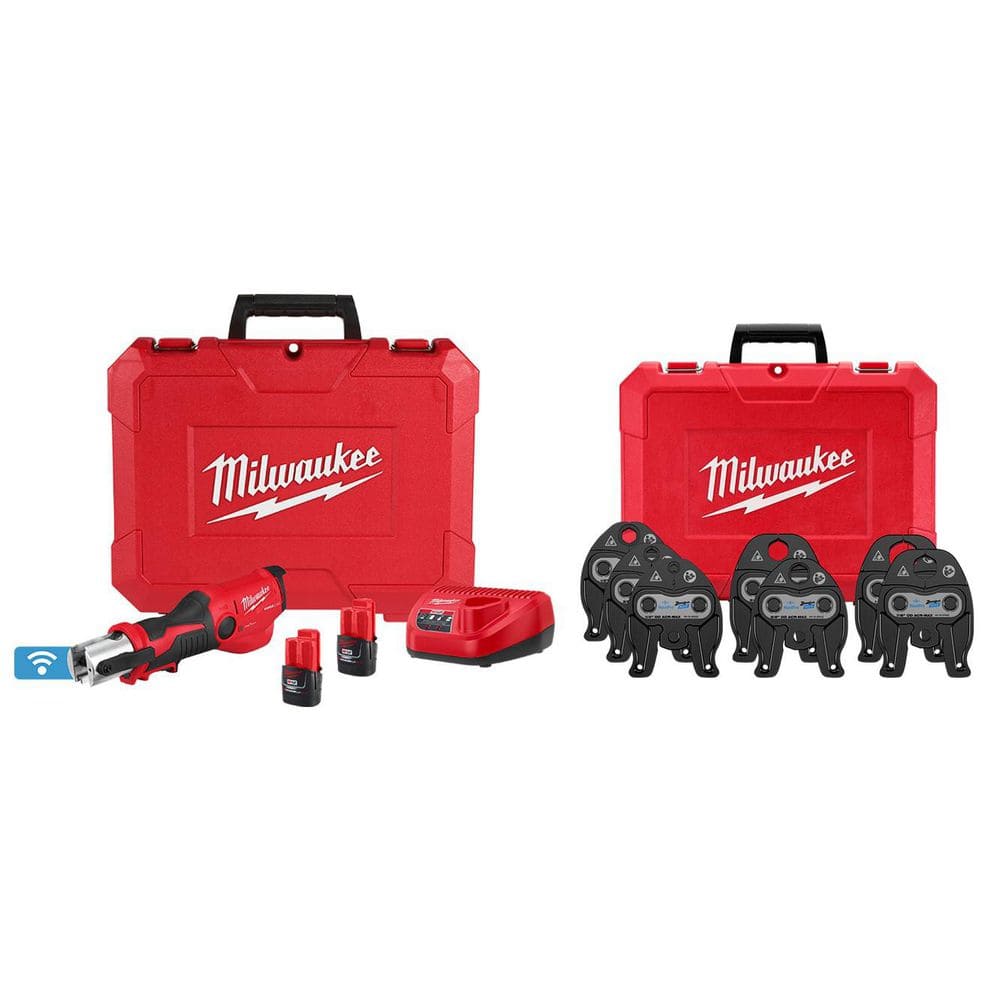 M12 12-Volt Lithium-Ion FORCE LOGIC Press Tool with ONE-KEY and 1/4 in. - 1-1/8 in. ZoomLock MAX Press Jaw Kit price history on PriceWatchPro