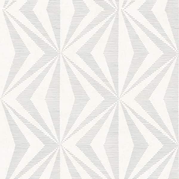 Advantage Monge Silver Geometric Wallpaper Sample