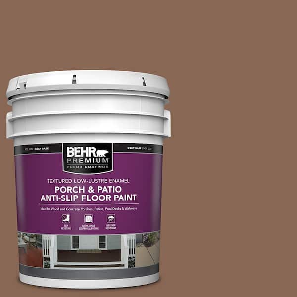5 gal. #PPU3-17 Clay Pot Textured Low-Lustre Enamel Interior/Exterior Porch and Patio Anti-Slip Floor Paint