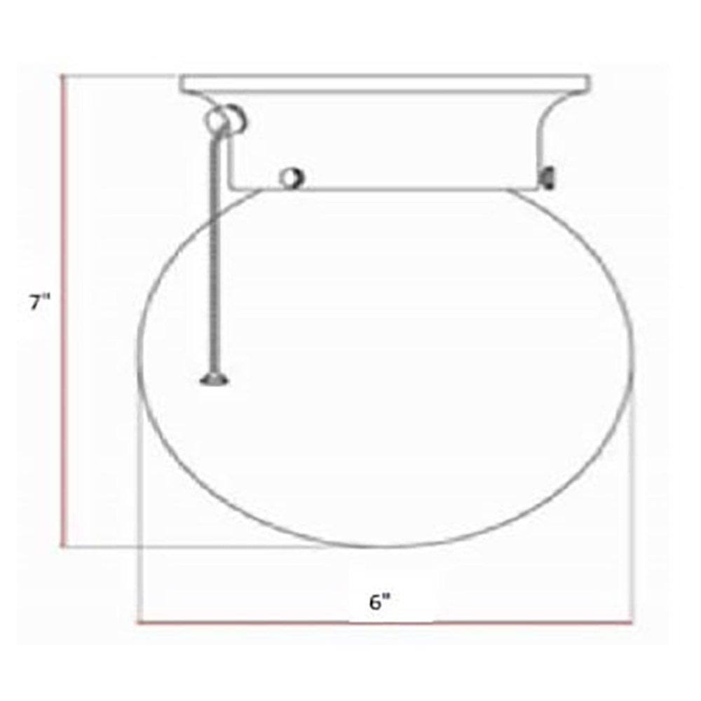 Elegant Globe Flush Mount Light in Oil Rubbed Bronze with Opal Glass