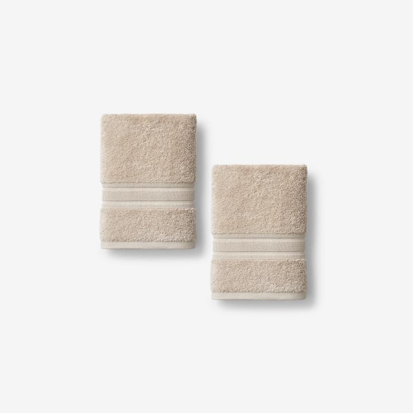 Company Cotton Jute Solid Turkish Cotton Wash Cloth (Set of 2)