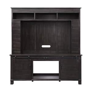 Apison 13 in. Espresso Entertainment Center Fits TV is up to 58 in. with Fireplace