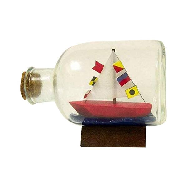 AUTHENTIC MODELS Adele in Multi-Color Boat In A Bottle Kit Games ...