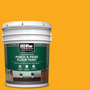 5 gal. #P270-7 Sunny Side Up Low-Lustre Enamel Interior/Exterior Porch and Patio Floor Paint