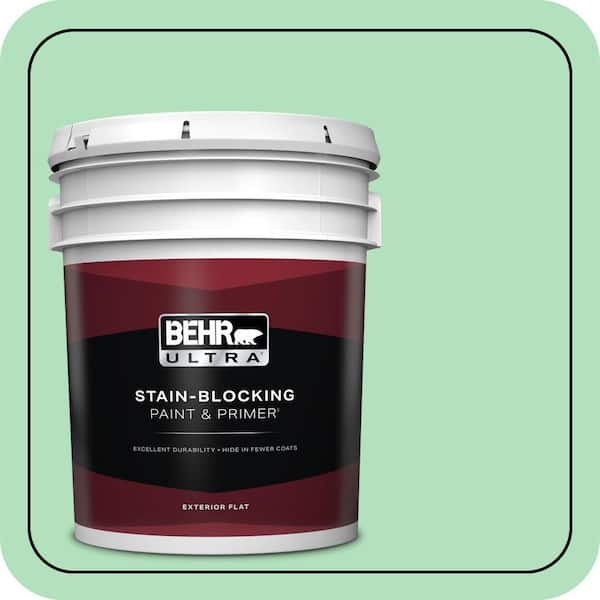 BEHR ULTRA 5 gal. #P400-3 Folk Tale Flat Exterior Paint & Primer