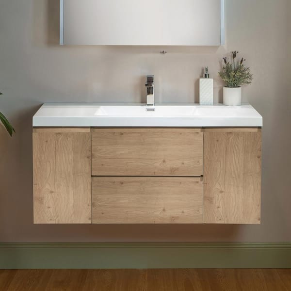 WOODBRIDGE NJ 47.25 in. W x 19.63 in. D x 22.5 in. H Single Sink ...