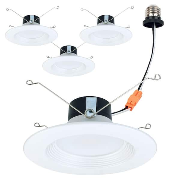 Armacost Lighting 6 in. Housing Required 3000K Tunable CCT Remodel LED Recessed Light Kit RGB Plus WW Smart Downlight