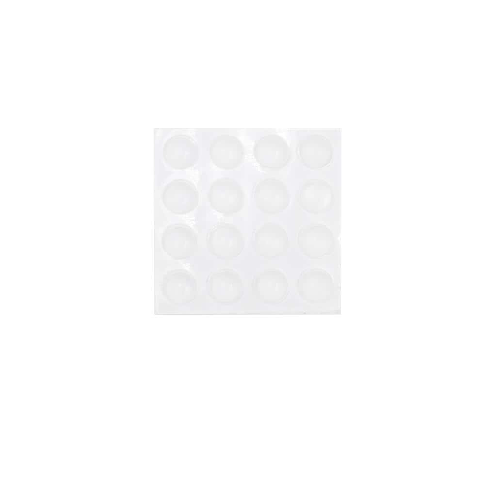 Everbilt 3/8 in. Clear Adhesive Bumper Pads (16-Pack) 822891 - The Home ...