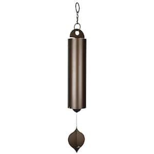 Signature Collection, Heroic Windbell, Grand, 52 in. Antique Copper Wind Bell