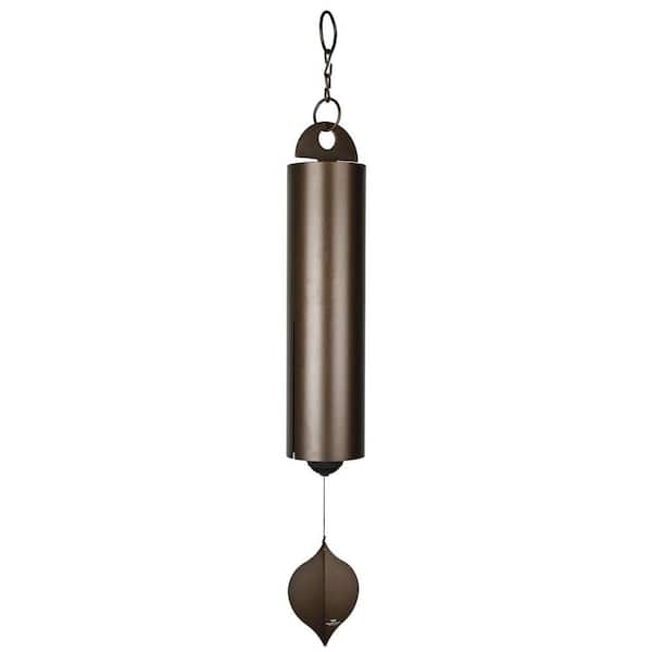 WOODSTOCK CHIMES Signature Collection, Heroic Windbell, Grand, 52 in. Antique Copper Wind Bell