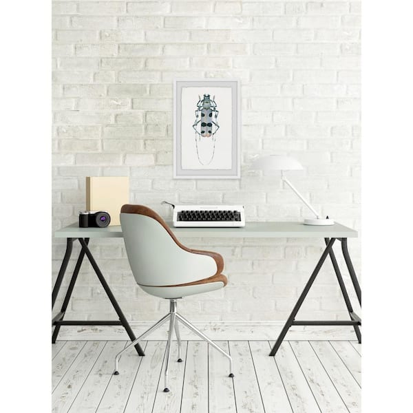 Unbranded 30 in. H x 20 in. W "Spotted Bug" by Marmont Hill Framed Printed Wall Art