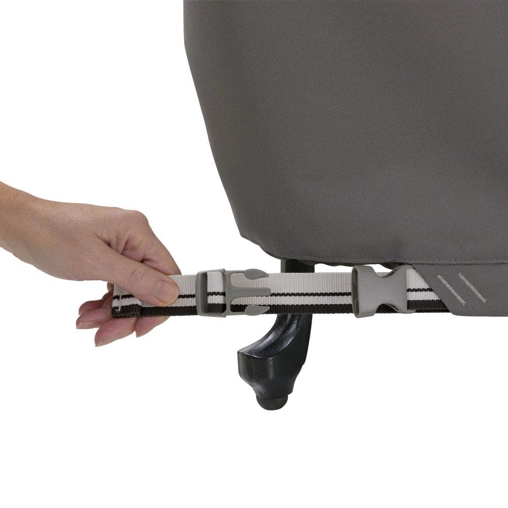 Ravenna Gray Water-Resistant Large BBQ Grill Cover