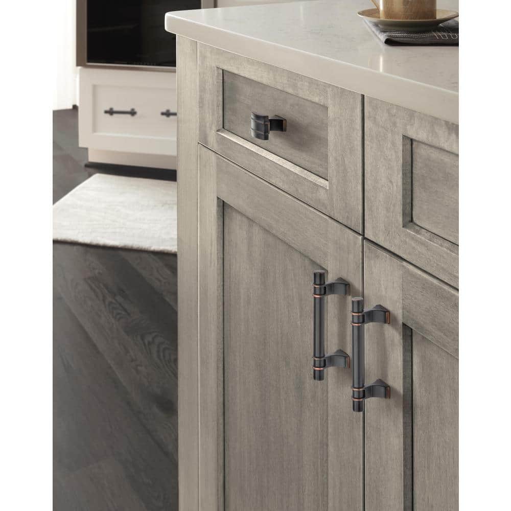 Oil Rubbed Bronze 4.5" Cabinet Bar Pull with Mounting Hardware
