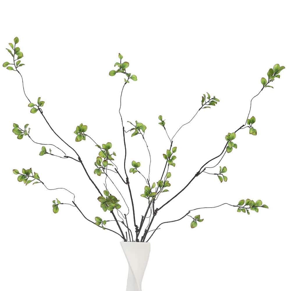 38.5 in. Brown Artificial Ficus Branches Artificial Foliage Greenery Plant 4-Pack for Vase and Home Decor price history on PriceWatchPro