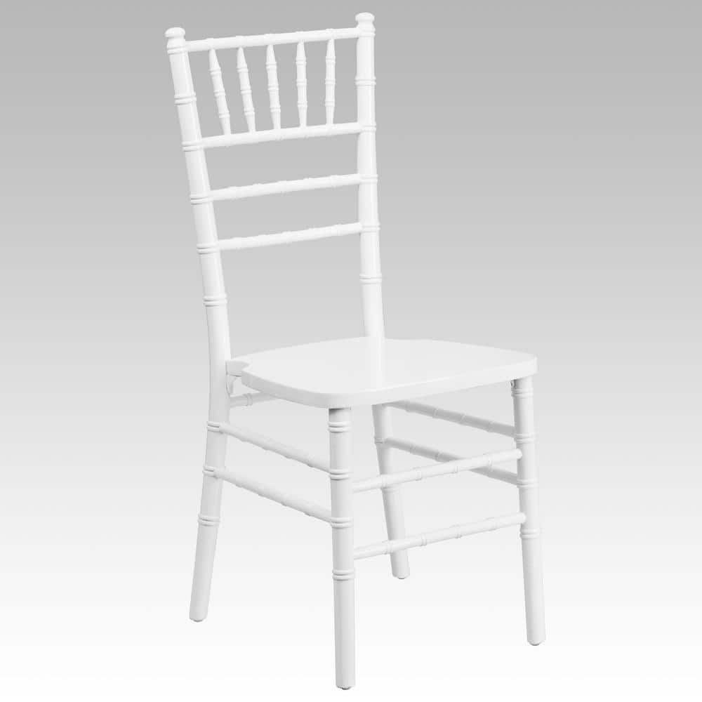 Elegant White Wood Chiavari Banquet Chair
