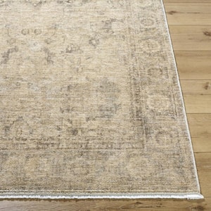 Fetscher Olive Traditional 8 ft. x 10 ft. Indoor Area Rug