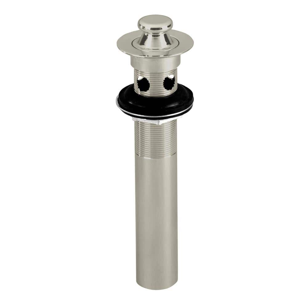 Lift-and-Turn Lavatory Drain with Overflow Holes in Satin Nickel price history on PriceWatchPro