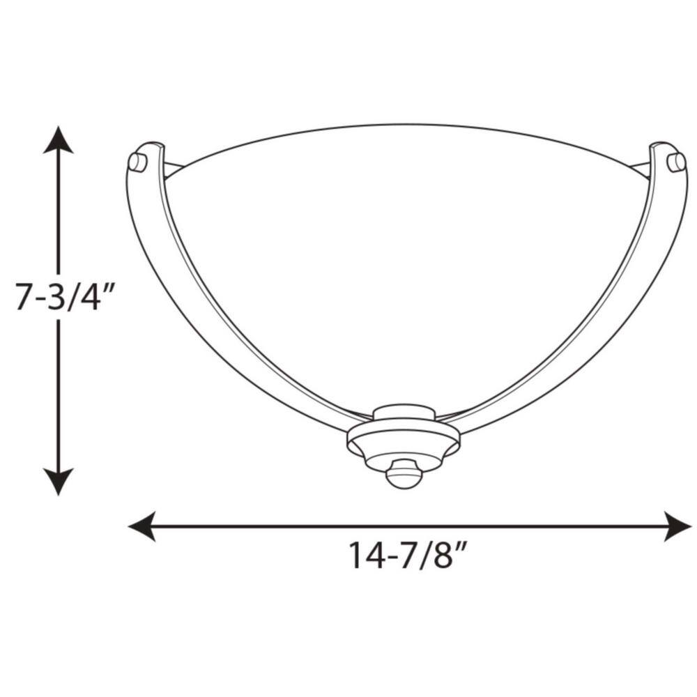 Transitional 13'' Polished Nickel Indoor/Outdoor Bowl Flush Mount