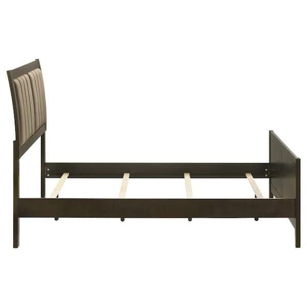 Coaster Wilkes Dark Cocoa and Brown Wood Frame Full Panel Bed with