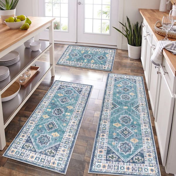 Unbranded Boho Kitchen Mats Set of 3