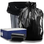Toughbag Rubbermaid Compatible 44 Gallon Trash Bag 100 Garbage Bags (Clear)  