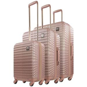 Karl home 4-Piece Multifunctional Large Capacity Traveling Storage Suitcase  Rose Gold 830410633594 - The Home Depot