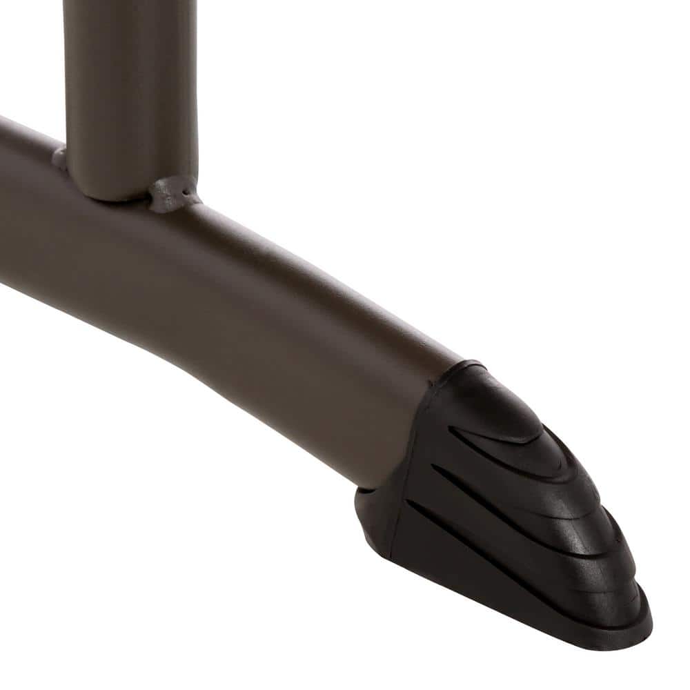 4-Foot Adjustable Height Almond Plastic Folding Table