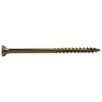 #9 x 3 in. Star Drive Head Gold Construction Screw (5 lbs. per Pack)