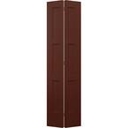 24 in. x 96 in. Birkdale Black Cherry Stain Smooth Hollow Core Molded Composite Interior Closet Bi-fold Door