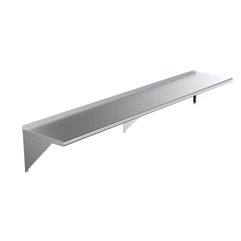 Reviews for AMGOOD 18 in. x 96 in. Stainless Steel Wall Shelf Kitchen