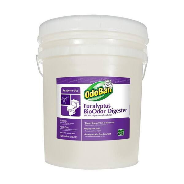 OdoBan Eucalyptus BioOdor Digester Odor Counteractant Spray 5 Gal. Pail