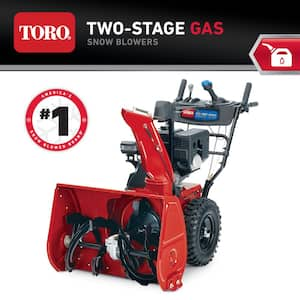 Power Max HD 828 OAE 28 in. 252 cc Two-Stage Gas Snow Blower with Electric Start, Triggerless Steering and Headlight