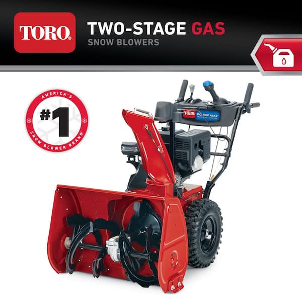 Toro Power Max HD 828 OAE 28 in. 252 cc Two-Stage Gas Snow Blower with Electric Start, Triggerless Steering and Headlight