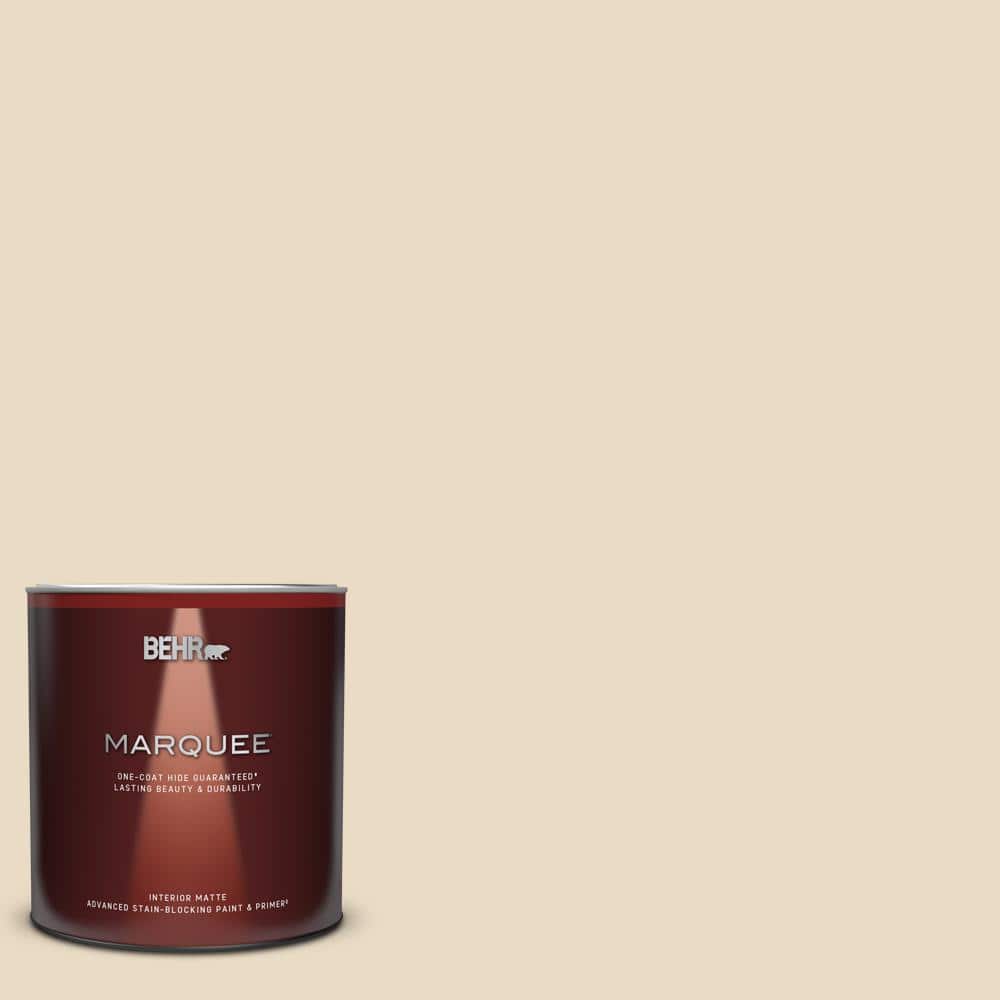 BEHR MARQUEE 1 qt. #MQ3-41 Moongaze One-Coat Hide Matte Interior  
