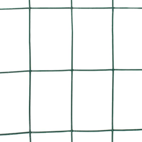 Everbilt - 4 ft. x 50 ft. Galvanized Steel Green PVC Coated Welded Wire