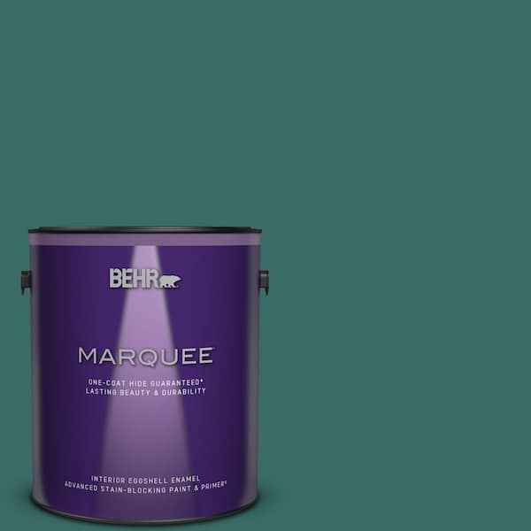 BEHR MARQUEE 1 gal. #M450-7 Beta Fish One-Coat Hide Eggshell Enamel Interior Paint & Primer