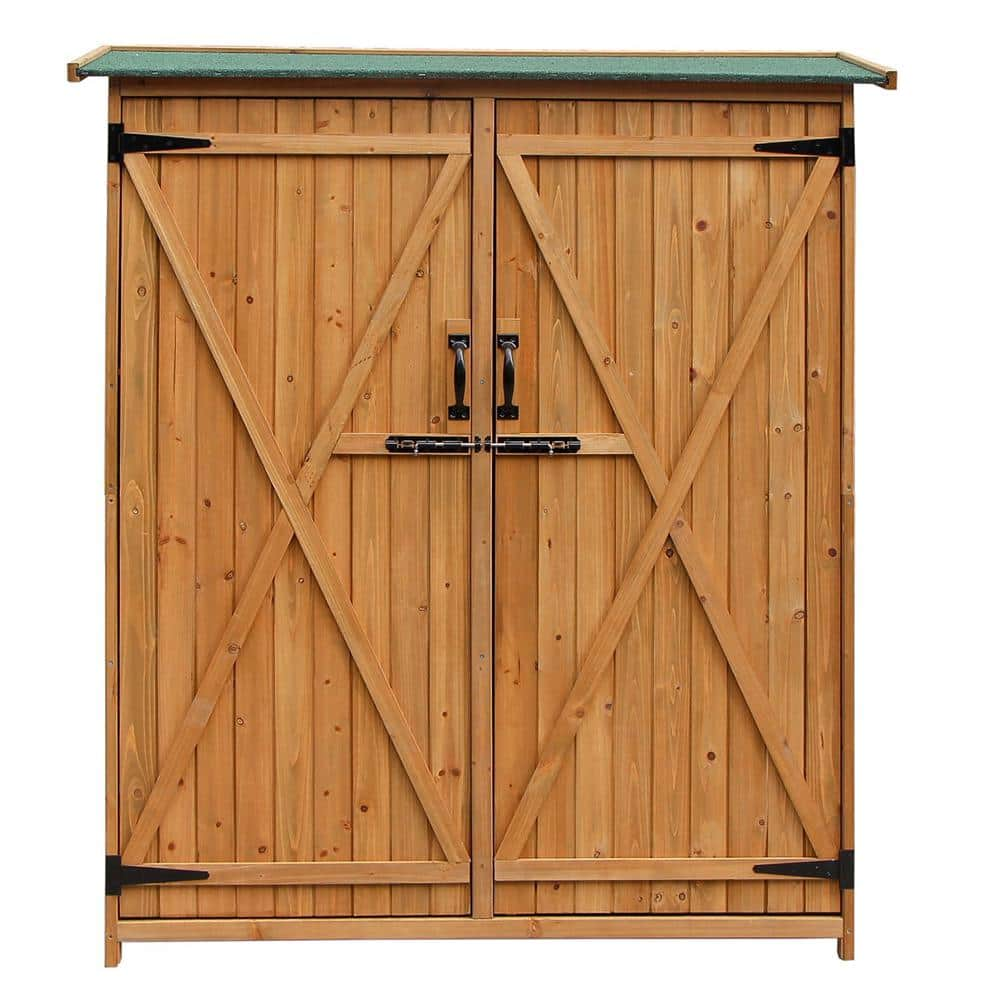 Karl home 55 in. x 20 in x 64 in. Wooden Storage Shed 284835157638 ...