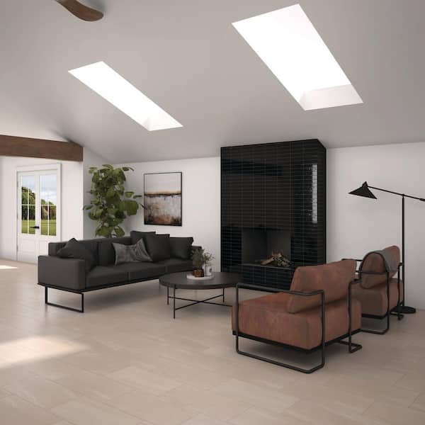 Rorington Taupe 12 in. x 24 in. Glazed Porcelain Floor and Wall Tile (422.4 sq. ft./Pallet) Rorington Taupe 12 in. x 24 in. Glazed Porcelain Floor and Wall Tile (422.4 sq. ft./Pallet)