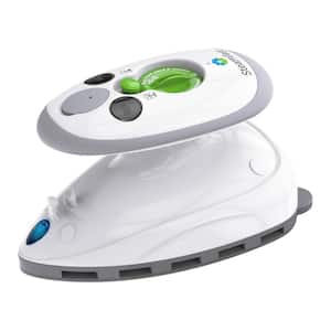 SF-717 Mini Steam Iron with Dual Voltage, Travel Bag, Non-Stick Soleplate, Rapid Heating