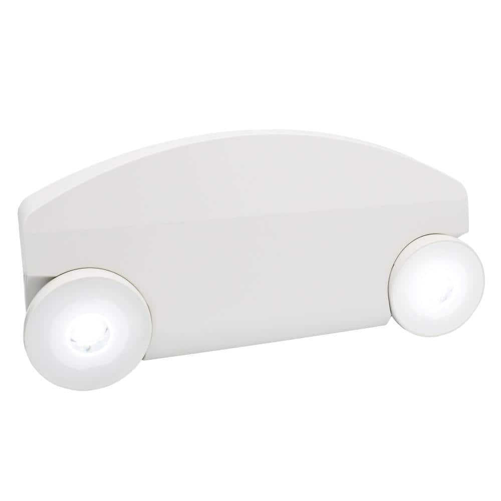 60-Watt Equivalent 2-Head White 2.4-Watt 249 Lumens Linear Integrated LED Emergency Light 6500K Daylight price history on PriceWatchPro